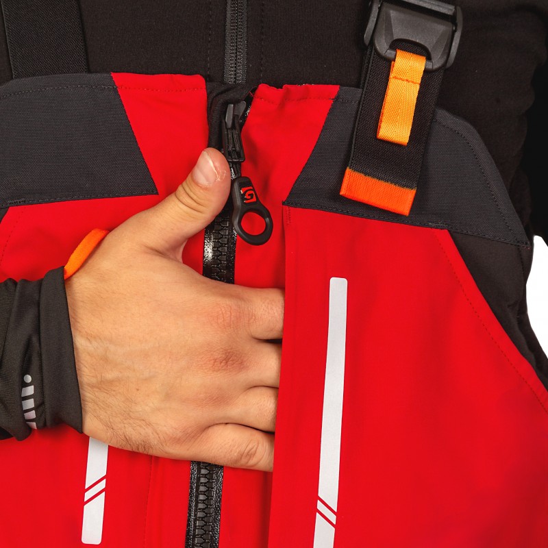 Костюм рыболовный зимний (поплавок -15) (215-О-В-4, черно-красный)