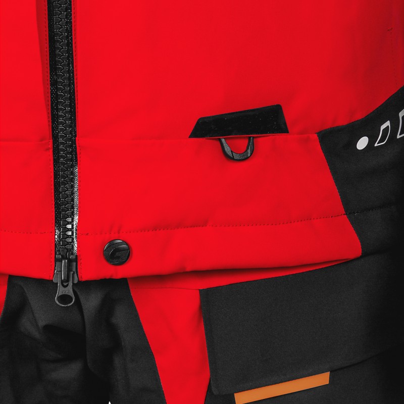 Костюм рыболовный зимний (поплавок -15) (215-О-В-4, черно-красный)