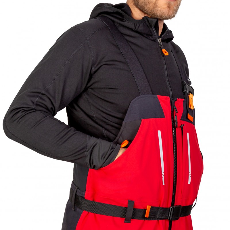 Костюм рыболовный зимний (поплавок -15) (215-О-В-4, черно-красный)