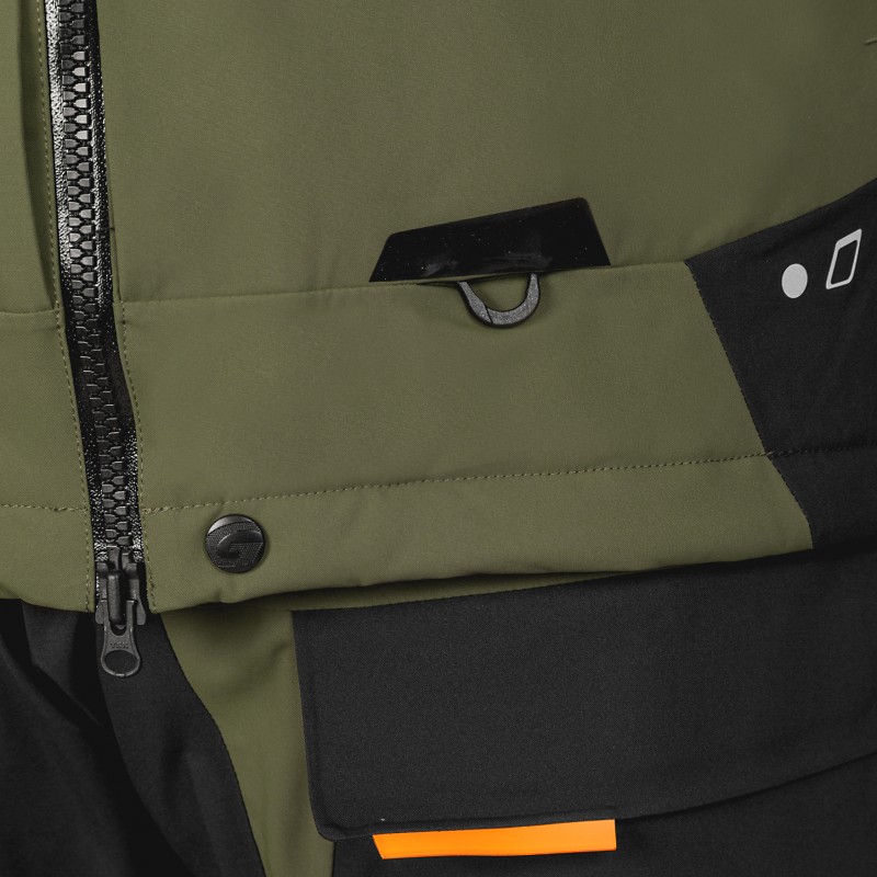 Костюм рыболовный зимний (поплавок -15) (215-О-В-7/1, черно-оливковый)