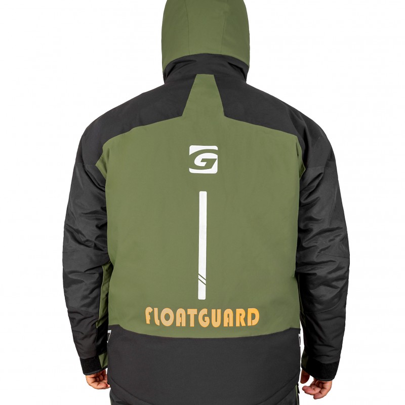 Костюм рыболовный зимний (поплавок -15) (215-О-В-7/1, черно-оливковый)