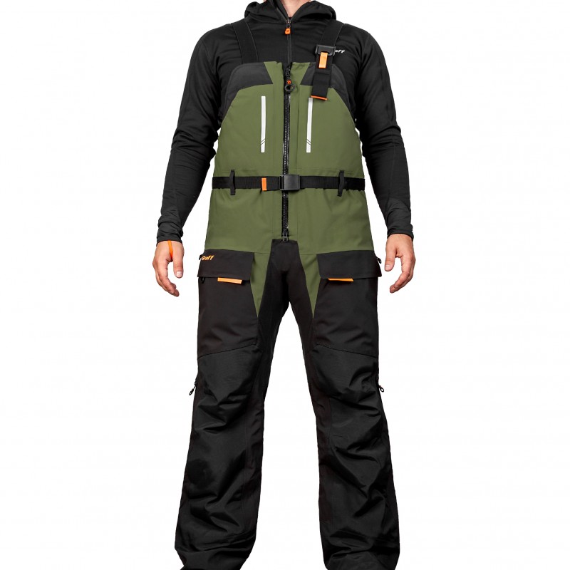 Костюм рыболовный зимний (поплавок -15) (215-О-В-7/1, черно-оливковый)