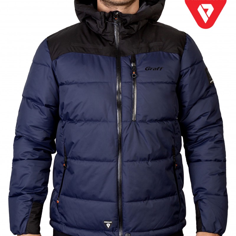 Куртка мембранная Primaloft синяя 645-O-3